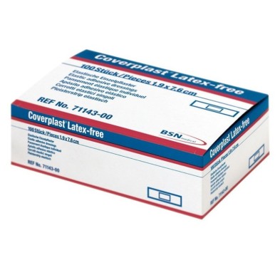 LEUKOPLAST ELASTIC 19X76MM 100UND. Coverplast - 1