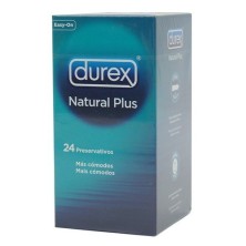 Durex preservativo natural plus easy on 24uds Durex - 1