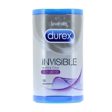 Preserva.durex invisible lubricado 12uds Durex - 1