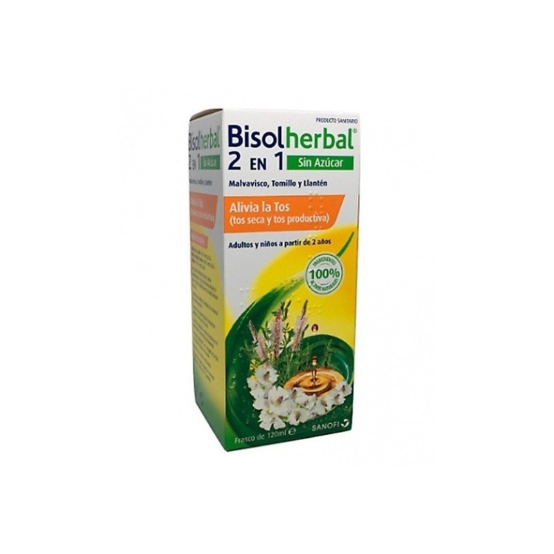 Bisolherbal 2 en 1 jarabe sin azúcar 120ml | Parafarmacia online