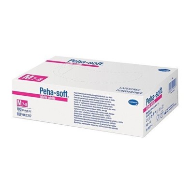 Guantes peha-soft nitrilo blanco t/m 100 Peha-Soft - 1