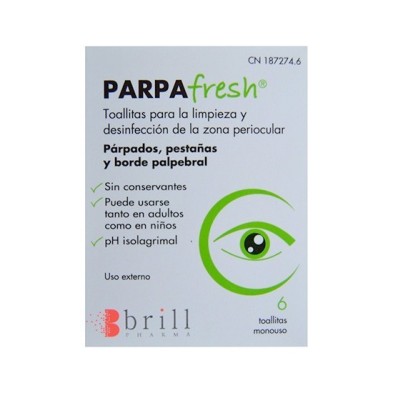 Parpafresh 6 toallitas Brill Pharma - 1