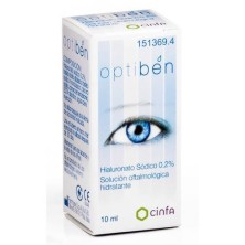 Optiben lubricante ocular gotas 10 ml Optiben - 1