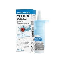 Yeloin colirio ojo irritado multidosis solución oftálmica 2% 10ml Bausch&Lomb - 1