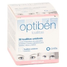 Optiben toallitas oculares 30 uds Optiben - 1