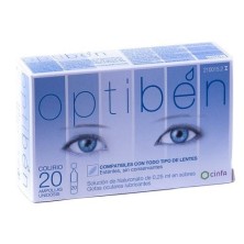 Optiben lubricante ocular gotas 20 amp Optiben - 1