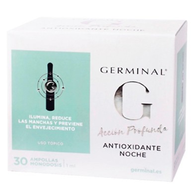 Germinal acción antioxidante noche 30 ampollas Germinal - 1