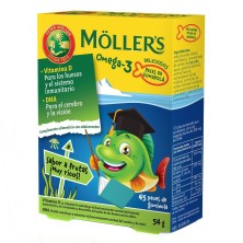 Moller`s omega 3 45 peces de gominola Moller'S - 1