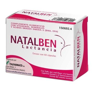 Natalben lactancia 60 cápsulas Natalben - 1