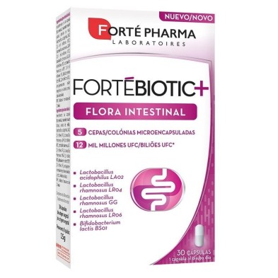 Forte pharma fortebiotic+ flora intestinal 30 capsulas Forte Pharma - 1