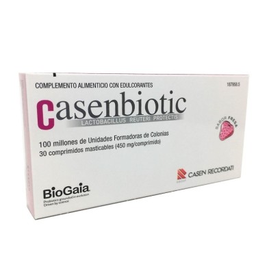Casenbiotic fresa 30 comprimidos Casenbiotic - 1