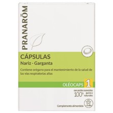 Pranarom oleocaps 1 nariz garganta 30 cápsulas Pranarom - 1