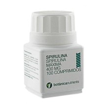 Botánica spirulina 100 comprimidos 400mg Botanica - 1