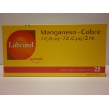 Labcatal 12 manganeso cobre 28 ampollas Labcatal - 1