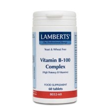 Vitamin b100 complex 60tab 8032 lamberts Lamberts - 1