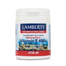 Vitamina e 60 cap 400ui 8708 lamberts Lamberts - 1