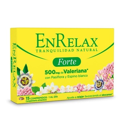 Enrelax forte valeriana 15 comprimidos Enrelax - 1