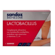 Sandoz bienestar lactobacillus 20 cápsulas Sandoz - 1