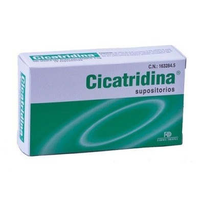 Cicatridina 10 supositorios Rubio - 1