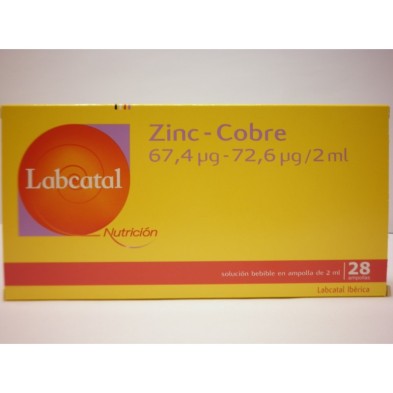 Labcatal 19 zinc cobre 28 ampollas Labcatal - 1