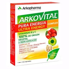 Arkovital pura energía ultra 30 comprimidos Arkopharma - 1