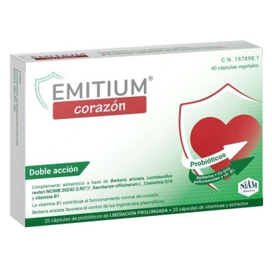 Niam emitium corazón 40 cápsulas Emitium - 1