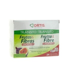 Ortis frutas fibras forte 24 cubos masticables Ortis - 1