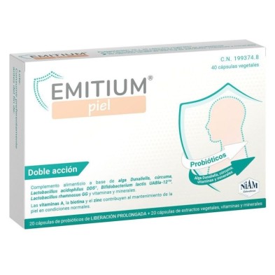 Niam emitium piel 40 cápsulas Emitium - 1