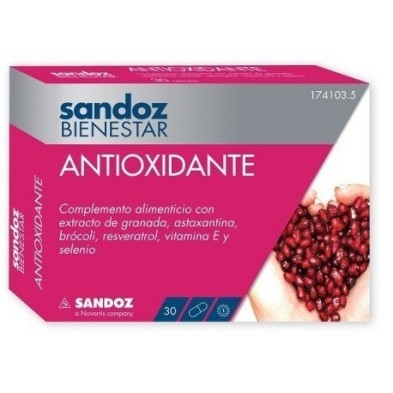 Sandoz bienestar antioxidante resveratrol 30 cápsulas Sandoz - 1