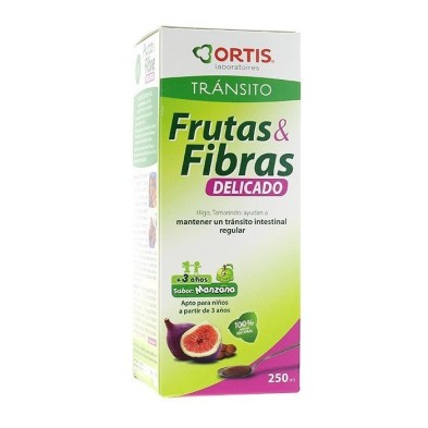 Nutritión&santé fruta fibra delicado jarabe niño 250ml Ortis - 1
