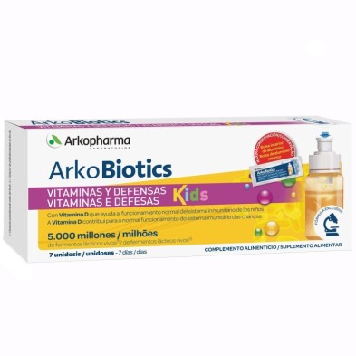 Arkobiotics vit y defensas niños 7 dosis Arkopharma - 1