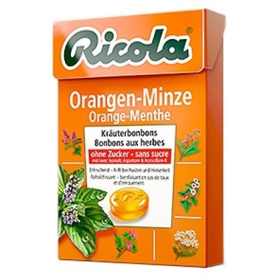 Ricola caramelos naranja menta s/a 50 g Ricola - 1