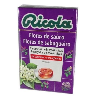 Ricola caramelos flor sauco s/a 50 g. Ricola - 1