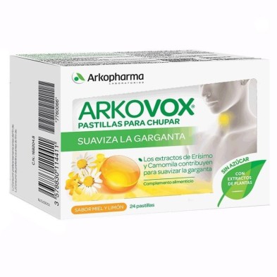 Arkovox 24 pastillas miel limon Arkopharma - 1