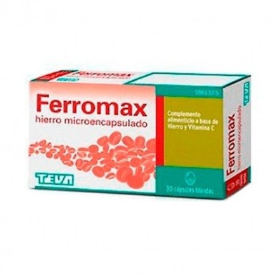 Ferromax 30 cápsulas blandas Teva - 1