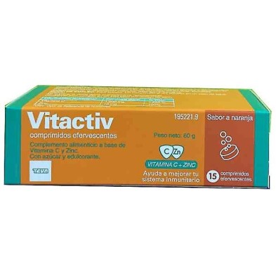 Vitactiv 15 comprimidos efervescentes Vitactiv - 1