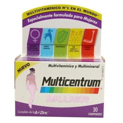 Multicentrum mujer 30 comprimidos Multicentrum - 1