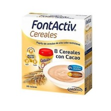 Fontactiv 8 cereales + chocolate 600 gr