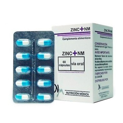 Nutrición médica zinc + nm 60 cápsulas Nutrición Médica - 1