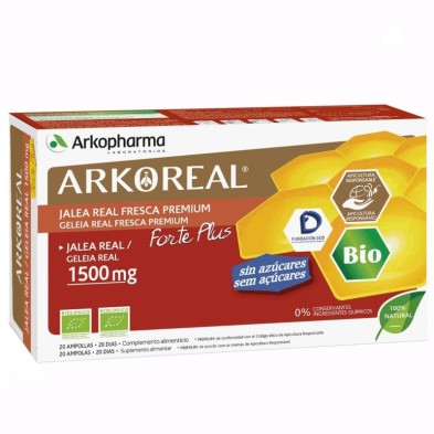 Arkoreal jalea real 1500 mg 20 ampollas Arkopharma - 1