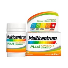 Multicentrum plus ginseng-ginkgo 30 comprimidos Multicentrum - 1