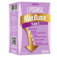 Lipograsil max block 5 en 1 120 capsulas Lipograsil - 1