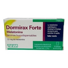 Dormirax melatonina forte 30 laminas buc Teva - 1