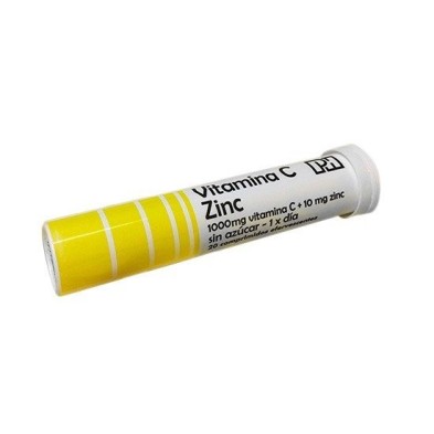 Vitamina c + zinc ph 20 comprimidos Pharmadiet - 1