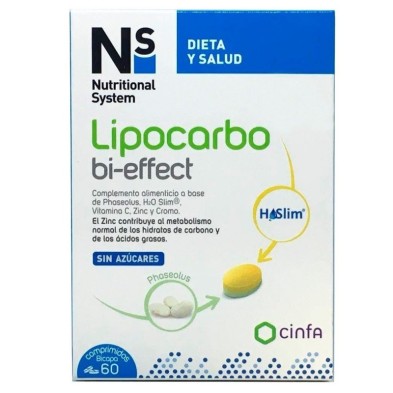 N+s lipocarbo bi-effect 60 comprimidos N+S - 1