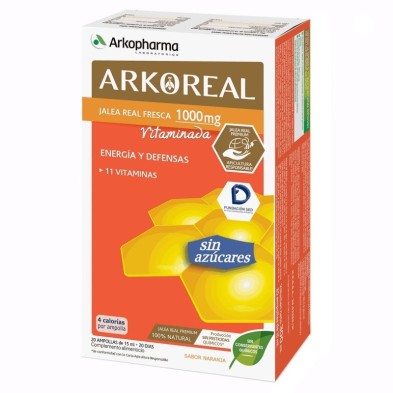 Arkoreal jalea+vit s/azucar 15 ml 20 amp Arkopharma - 1