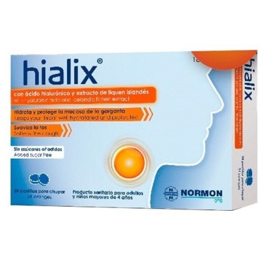 Hialix 24 pastillas para chupar Normon - 1