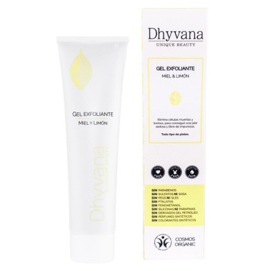 Dhyvana gel exfoliante miel y limón 100m Dhyvana - 1