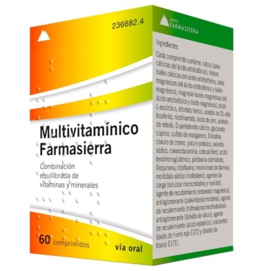 Multivitaminico farmasierra 60 comprimidos Farmasierra - 1