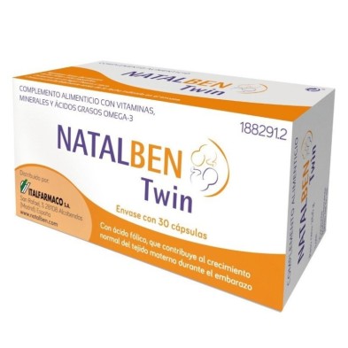 Natalben twin embarazo gemelar 30 cápsulas Natalben - 1